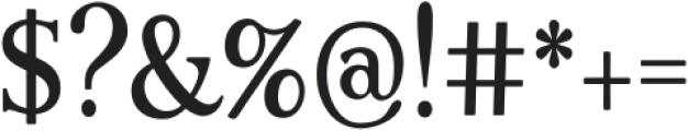 EightiesComeback Medium Condensed otf (500) Font OTHER CHARS