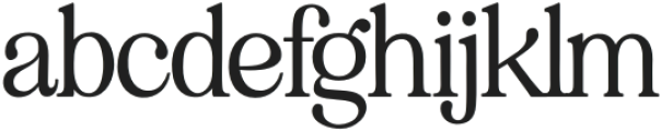 EightiesComeback Semi Condensed otf (400) Font LOWERCASE