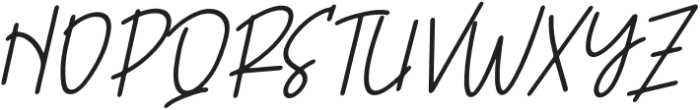 Eillayva Italic otf (400) Font UPPERCASE