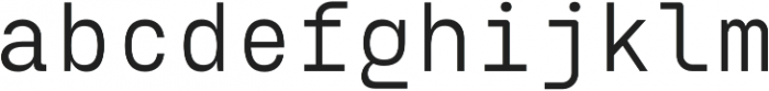 Eingrantch Mono Medium otf (500) Font LOWERCASE