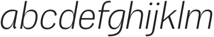 Eirene Sans Light Italic otf (300) Font LOWERCASE