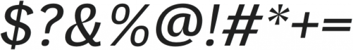 Eirene Sans SemiBold Italic otf (600) Font OTHER CHARS