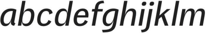 Eirene Sans SemiBold Italic otf (600) Font LOWERCASE