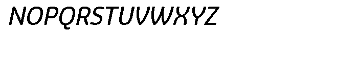 Eigerdals Medium Italic Font UPPERCASE