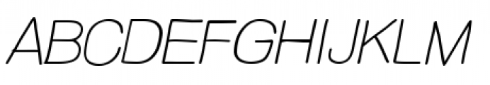 Eight Zeta Italic Font UPPERCASE