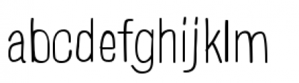 Eight Zeta Regular Font LOWERCASE