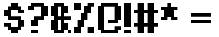 Eight Bit Dragon Font OTHER CHARS