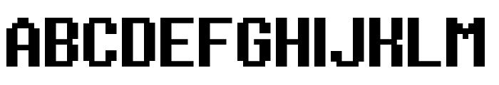 Eight Bit Dragon Font UPPERCASE