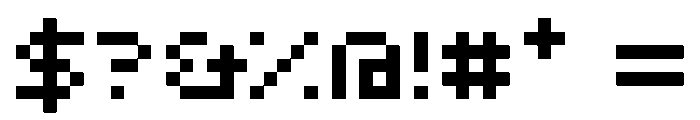 Eight-Bit Exposition Font OTHER CHARS