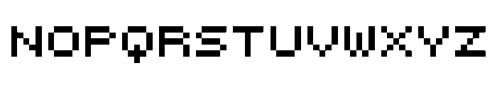 Eight-Bit Exposition Font UPPERCASE