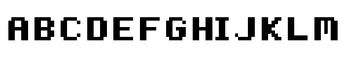 Eight-Bit Madness Font UPPERCASE