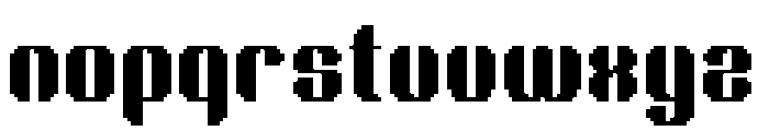 Eight Byte Font LOWERCASE