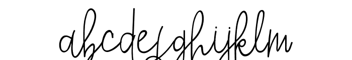 EightiesSignatureRegular Font LOWERCASE