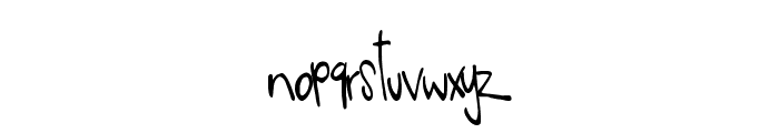 EigthGrade Font LOWERCASE