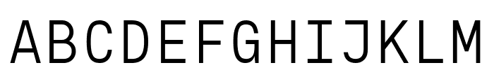Eingrantch Mono Medium Font UPPERCASE