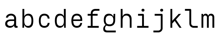 Eingrantch Mono Medium Font LOWERCASE