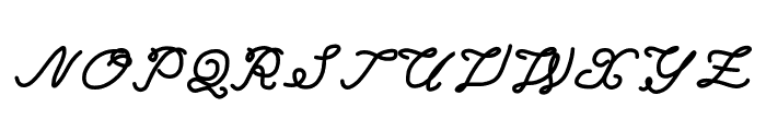 Einstein Grand Font UPPERCASE