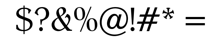EinsteinRomanOpti Font OTHER CHARS