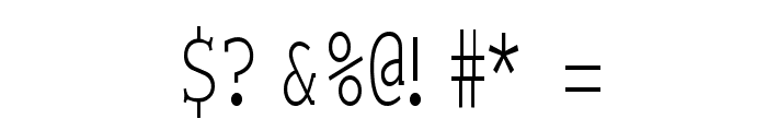 Einzig Serif Font OTHER CHARS