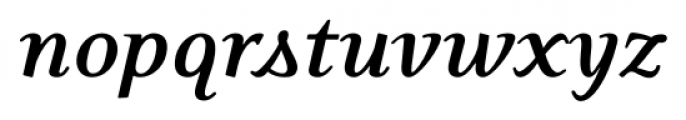 Eidetic Neo Bold Italic Font LOWERCASE