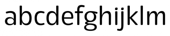 Eigerdals Regular Font LOWERCASE