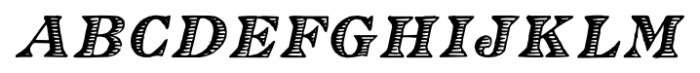 EingraviertItalic Regular Font LOWERCASE