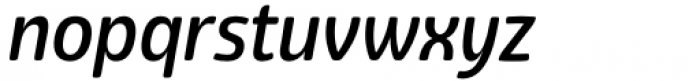 Eigerdals Condensed Medium Italic Font LOWERCASE