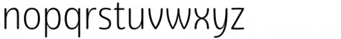 Eigerdals Condensed Thin Font LOWERCASE