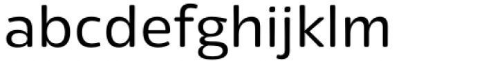 Eigerdals Extended Regular Font LOWERCASE