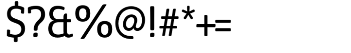 Eigerdals Slab Condensed Regular Font OTHER CHARS