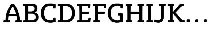 Eigerdals Slab Norm Medium Font UPPERCASE