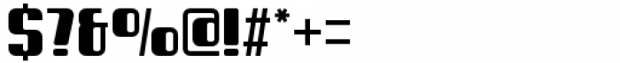 Eight Cylinder Regular Font OTHER CHARS