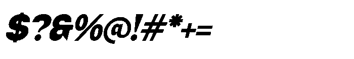 Eight Star Italic Font OTHER CHARS