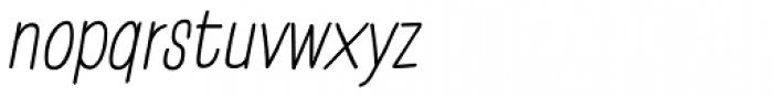 EightZeta Italic Font LOWERCASE