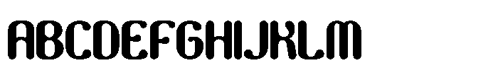 Eighties Rounded Font UPPERCASE