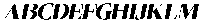 Eightly Teenage Black Italic Font UPPERCASE