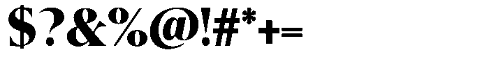 Eightly Teenage Black Font OTHER CHARS