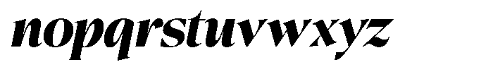 Eightly Teenage Extra Bold Italic Font LOWERCASE