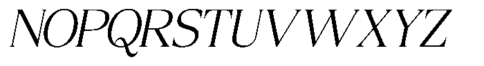 Eightly Teenage Extra Light Italic Font UPPERCASE