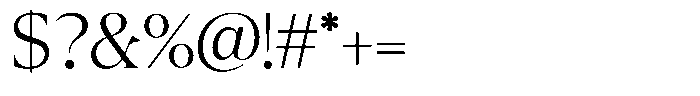 Eightly Teenage Extra Light Font OTHER CHARS