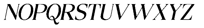 Eightly Teenage Italic Font UPPERCASE