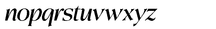 Eightly Teenage Italic Font LOWERCASE