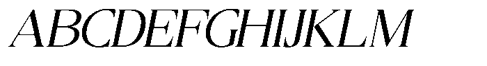 Eightly Teenage Light Italic Font UPPERCASE