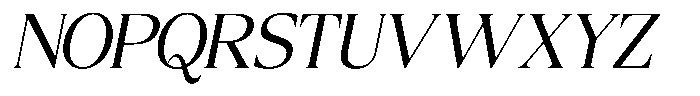 Eightly Teenage Light Italic Font UPPERCASE