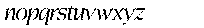 Eightly Teenage Light Italic Font LOWERCASE