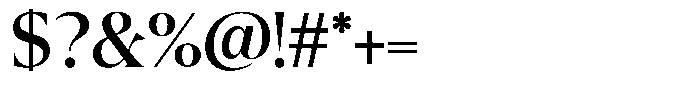 Eightly Teenage Medium Font OTHER CHARS