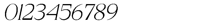 Eightly Teenage Thin Italic Font OTHER CHARS