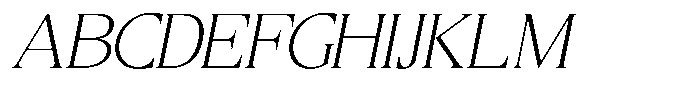 Eightly Teenage Thin Italic Font UPPERCASE