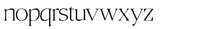 Eightly Teenage Thin Font LOWERCASE
