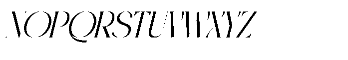 Eighty & Costina  Italic Font UPPERCASE